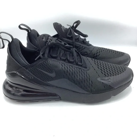 Nike Air Max 270 Triple Black AH8050-005 Sneakers - Picture 2 of 8